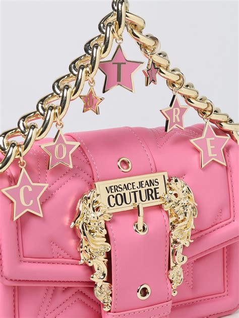 borsa versace jeans rosa sacchetto|versace jeans couture.